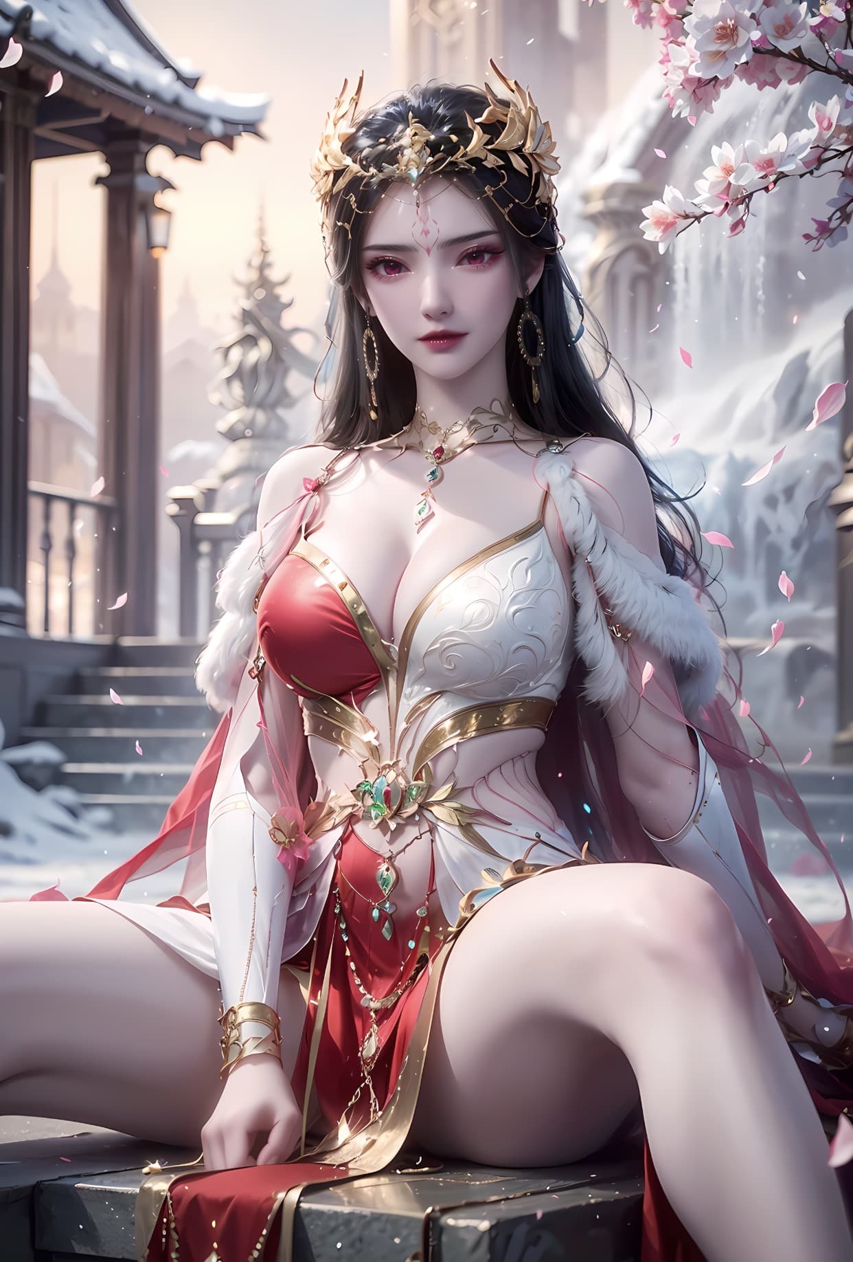 仙逆-红蝶-Ai国漫绘画