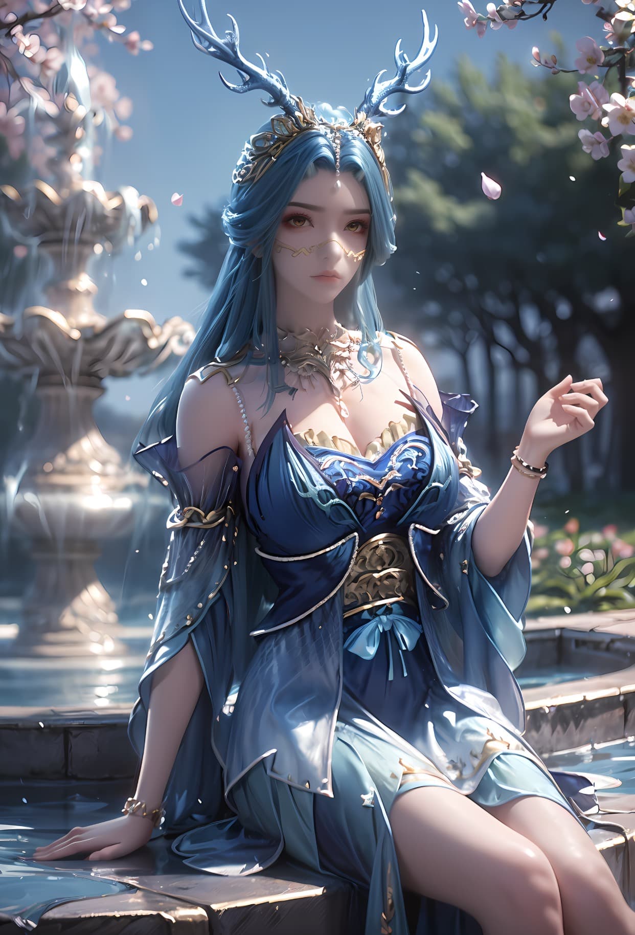 完美世界-龙女-Ai国漫绘画