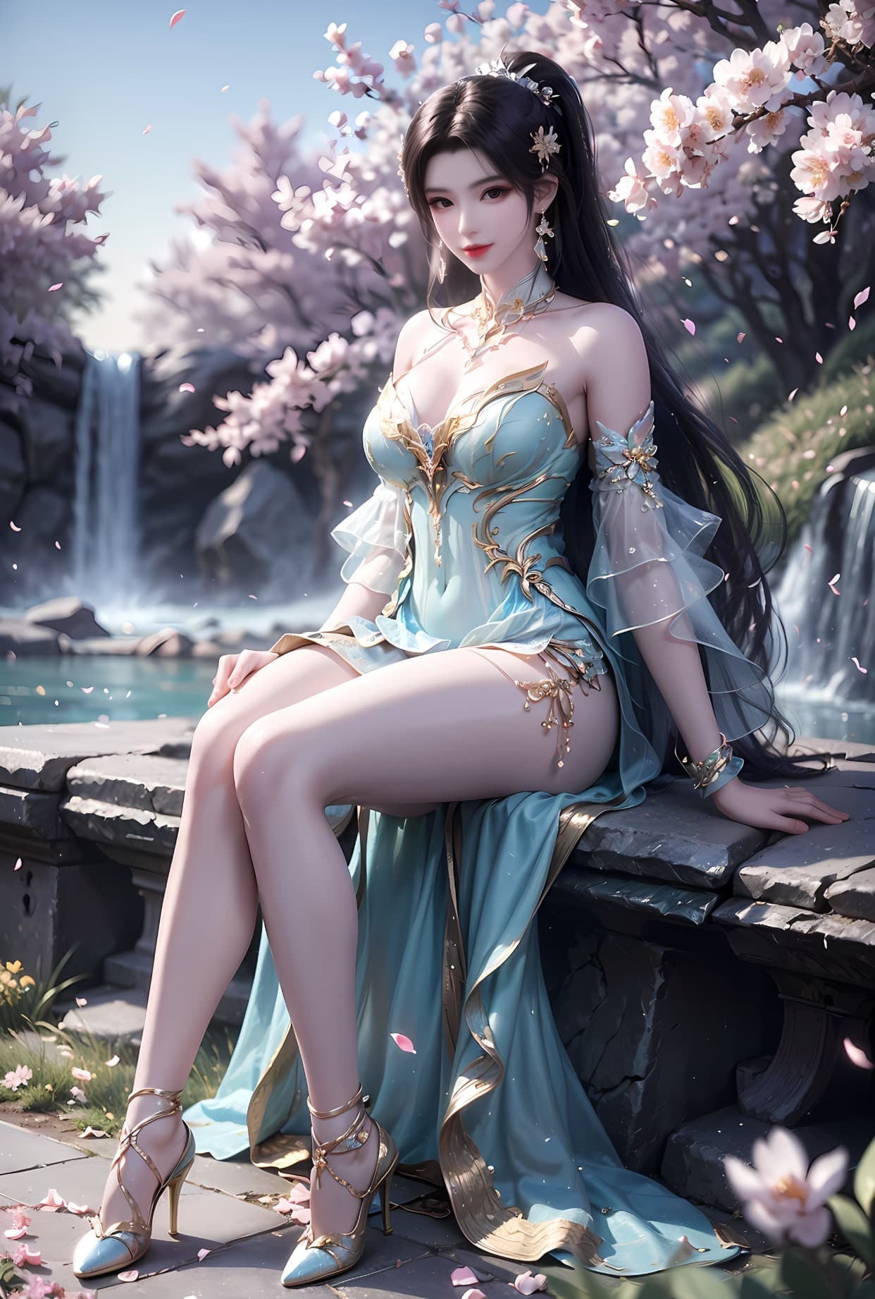 斗破苍穹-萧薰儿-Ai国漫绘画