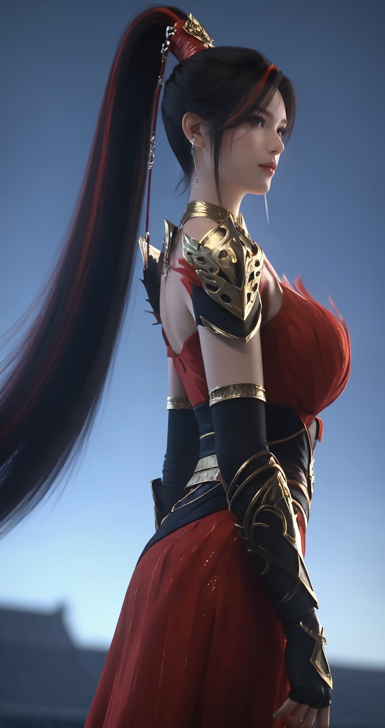 神国之上-赵襄儿(三期)-Ai国漫绘画