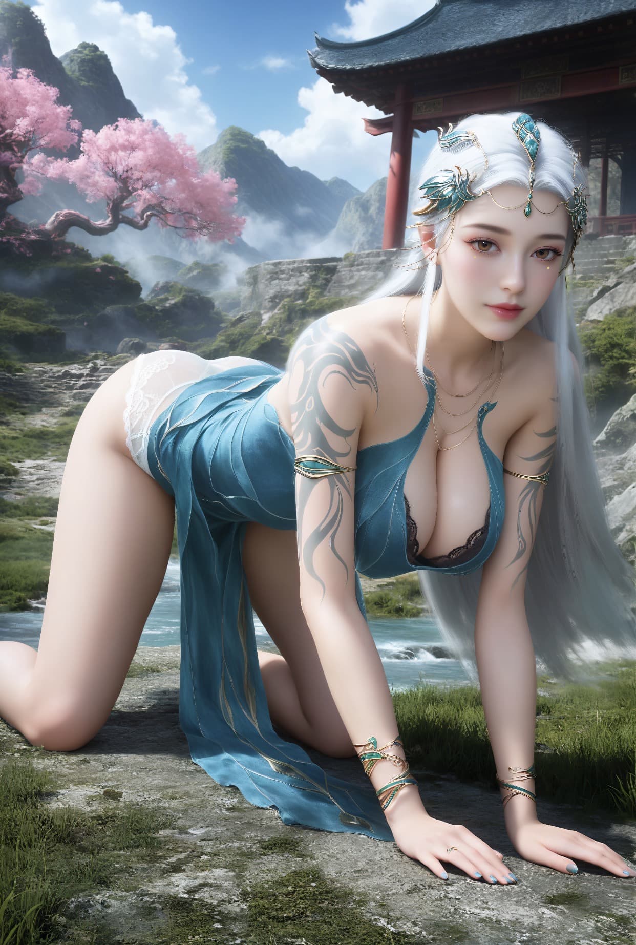 遮天-秦瑶(二期)-Ai国漫绘画